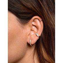 Load image into Gallery viewer, Double Pave Ear Cuff