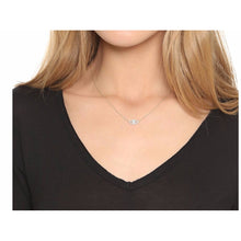 Load image into Gallery viewer, Evil Eye Pave Necklace