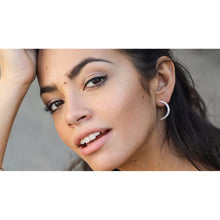 Load image into Gallery viewer, Crescent Pave Earring
