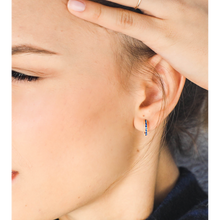 Load image into Gallery viewer, Hoop Pave - Gemstones
